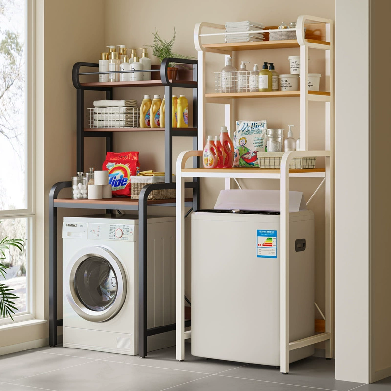 Стеллаж для хранения стиральной машины Туалет Стеллаж для хранения туалета Роликовый пульсатор Напольная столешница Полка для хранения стиральной машины