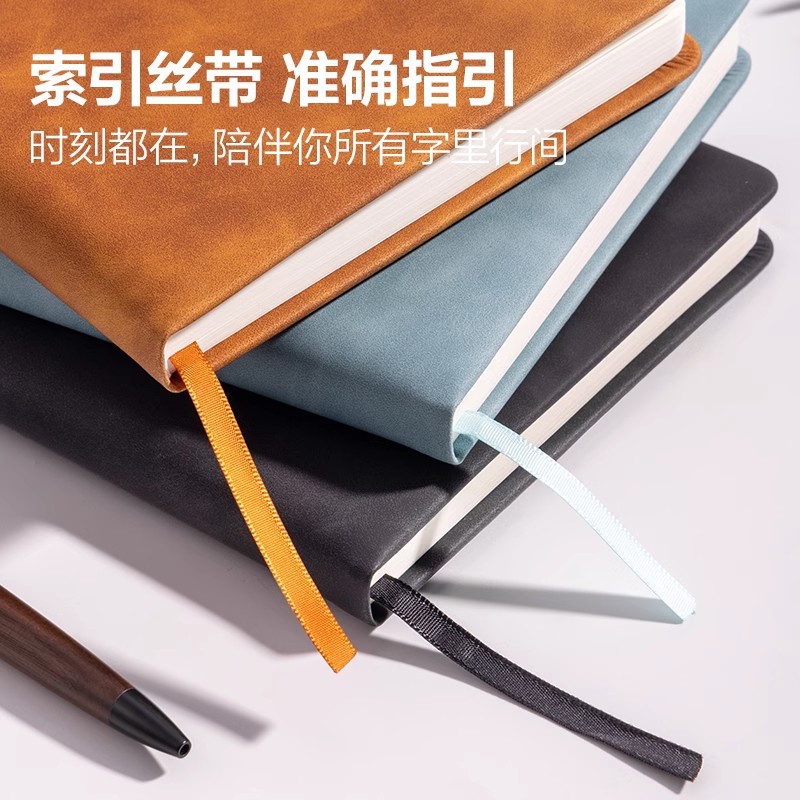 Deliky puede personalizar 80 hebilla A5 cuero grueso cuaderno de negocios 2024 nuevo cuaderno