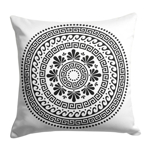 Hot-selling new European and American bohemian-style Greek-key pattern waterproof pillowcase—creative outdoor cushion cover for seating