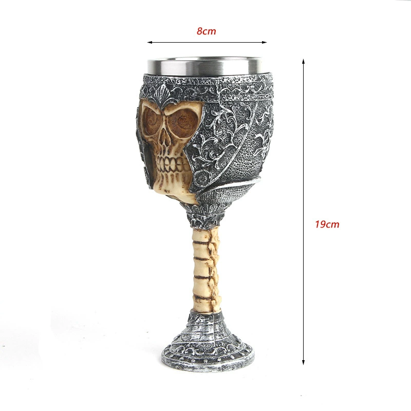 Wineglass, skull, halloween