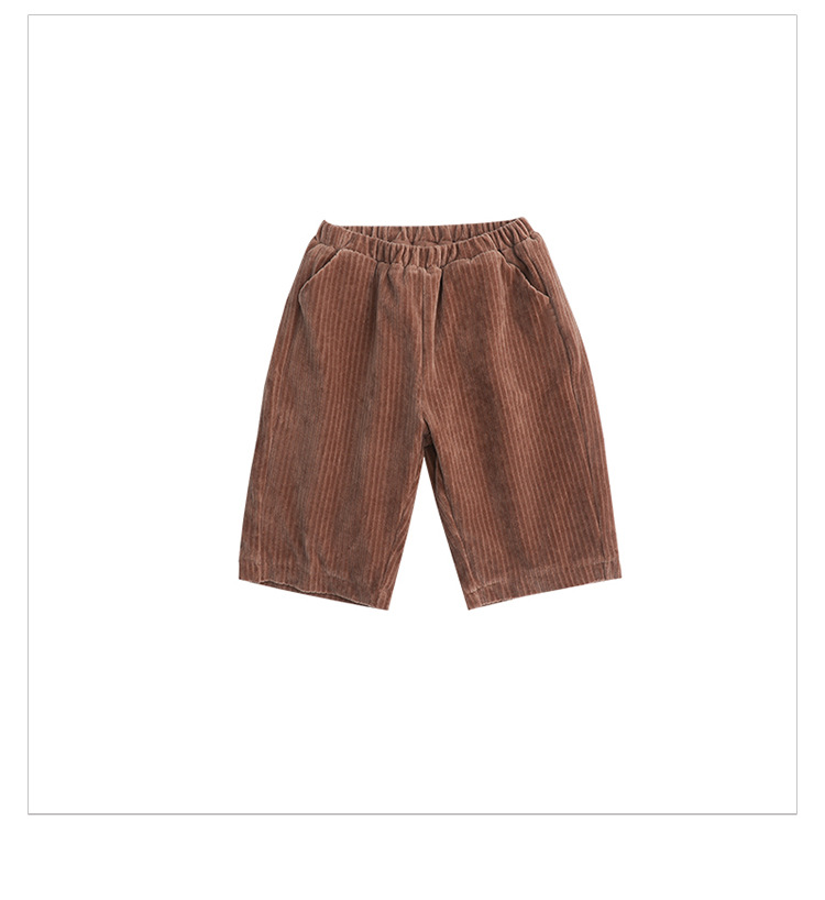 Classic Style Solid Color Cotton Boys Pants display picture 15