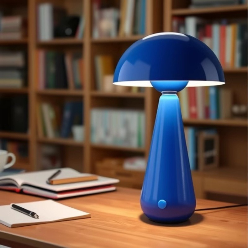 Nuevo hogar bar oficina dormitorio hongo carga USB ambiente inalámbrico luz de noche cama de dormitorio lámpara de mesa