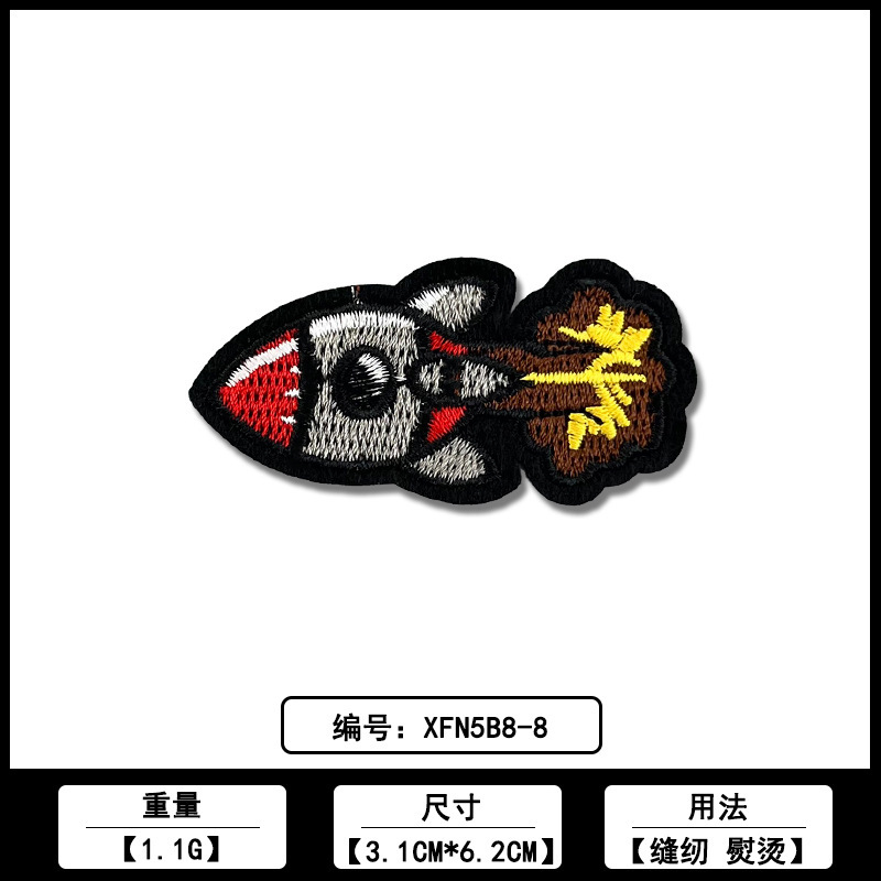 宇航员宇宙飞船系列补丁贴棒球服外套服装辅料源头工厂现货批发|undefined