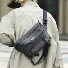 2025骑行包潮搭胸包男女中性黑机能包韩国ins复古大容量工装斜挎