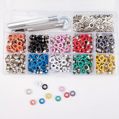 500 sets of 5mm diameter copper colored corn fasteners, installation tools, nail rings, shoe metal gas eyes