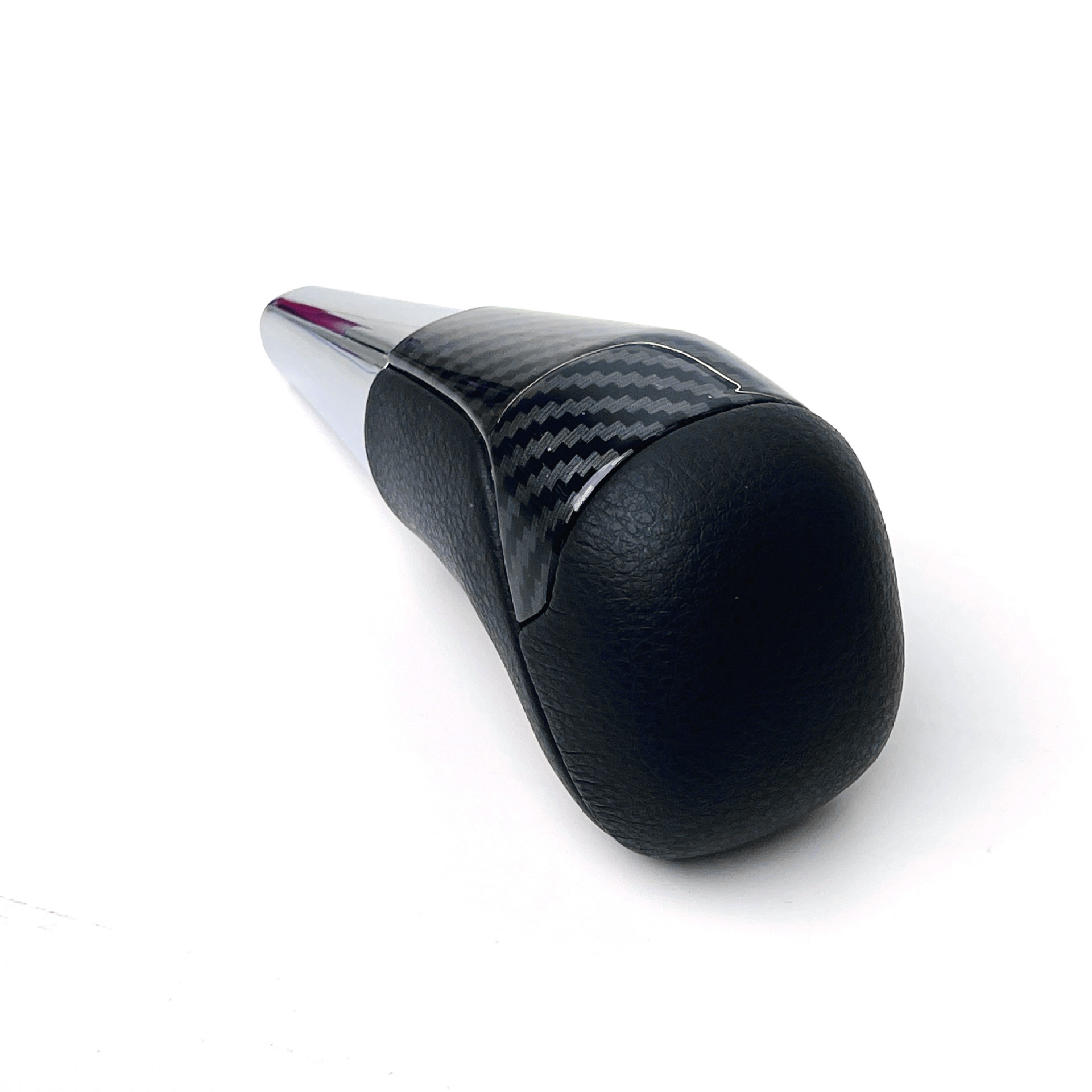 Pomo de palanca de cambios de cuero galvanizado con fibra de carbono y acabado de madera para transmisión automática de Toyota Land Cruiser, compatible con 16 modelos, disponible en varios colores, para venta transfronteriza. image 6