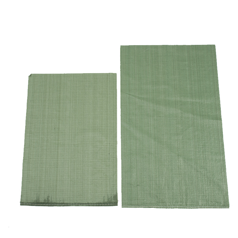 Bolsa tejida gris-verde, bolsa de piel de serpiente, bolsa exprés desechable, bolsa de saco, bolsa tejida, laminado con película interna