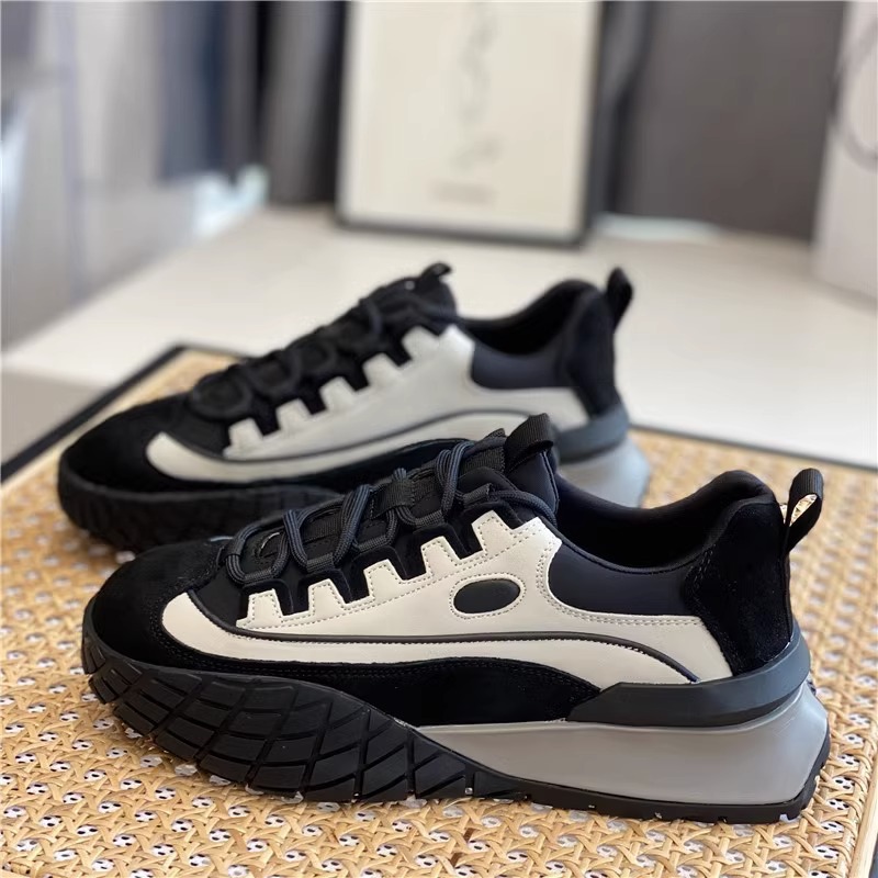 Showy Foot Little Daddy für Frauen 2024 Neue Herbst Dicke Sohle Waffel Forrest Gump Instagram Single Sport und Casual_voghion.com