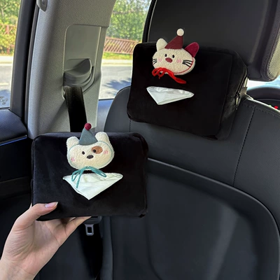 Car Tissue Box with Cute: Car tissue box/set