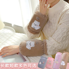 瑞雅嚴選女士短袖套秋冬防髒護袖頭學生可愛繡花防污家務套袖批發