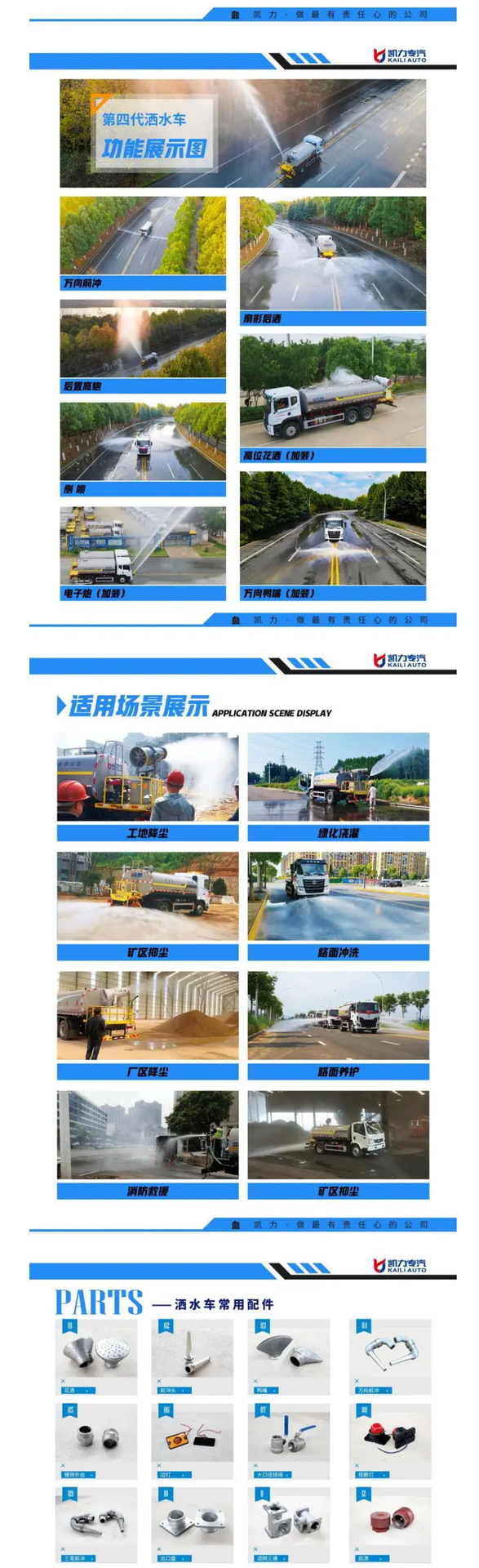 Dongfeng Xiaofurika Sprinkler Truck 5-Ton Construction Site Dust Reduction Sprayer 30m Multi-Function Sprayer Truck