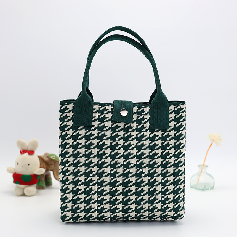 Japón y Corea del Sur tejido bolsas de mano bolsas de viaje de gran capacidad bolsas de compras de chicas fabricantes de bolsas H al por mayor