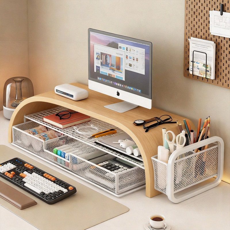Laptop Stand Office Monitor Riser Workstation Base Storage Rack Dormitory Hollow Cooling Rack Laptop Stand Office Monitor Riser Workstation Base Storage Rack Dormitory Hollow Cooling Rack