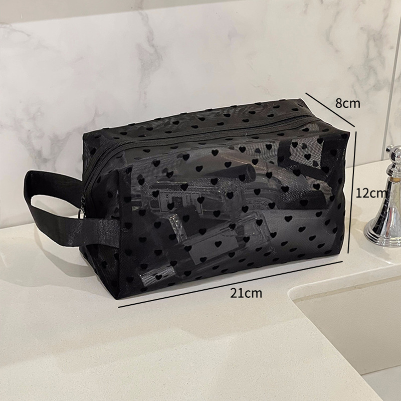 2023 Nueva celebridad de Internet bolsa de cosméticos portátil de alta gama de gran capacidad de tamaño pequeño bolsa de almacenamiento de cosméticos bolsa de lavado