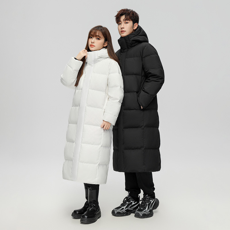 Chaqueta de plumón transfronteriza para hombres de invierno de estudiantes universitarios de moda guapo estudiante de secundaria grueso chaqueta de plumón de pareja frío extremo