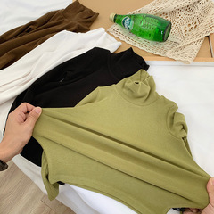 Tongchenchenma children's clothing high collar autumn and winter long-sleeved bottoming shirt boys autumn and winter soft constant temperature warm top