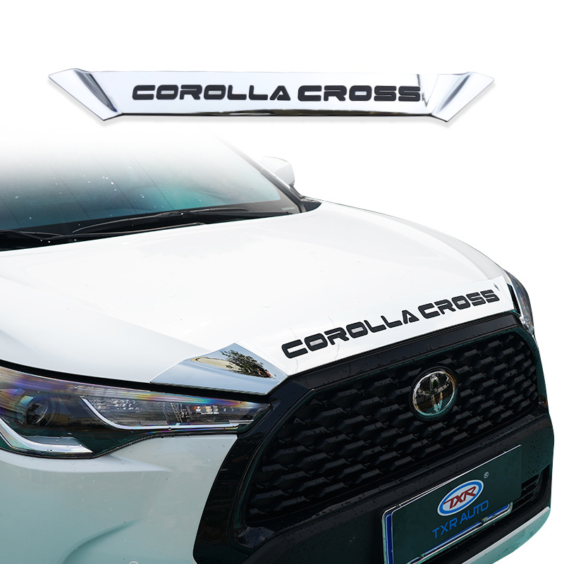 Tenxinrui adecuado para Toyota ruifang Corolla Cruz Modificación del coche con la luz cubierta TRIM tira accesorios exteriores