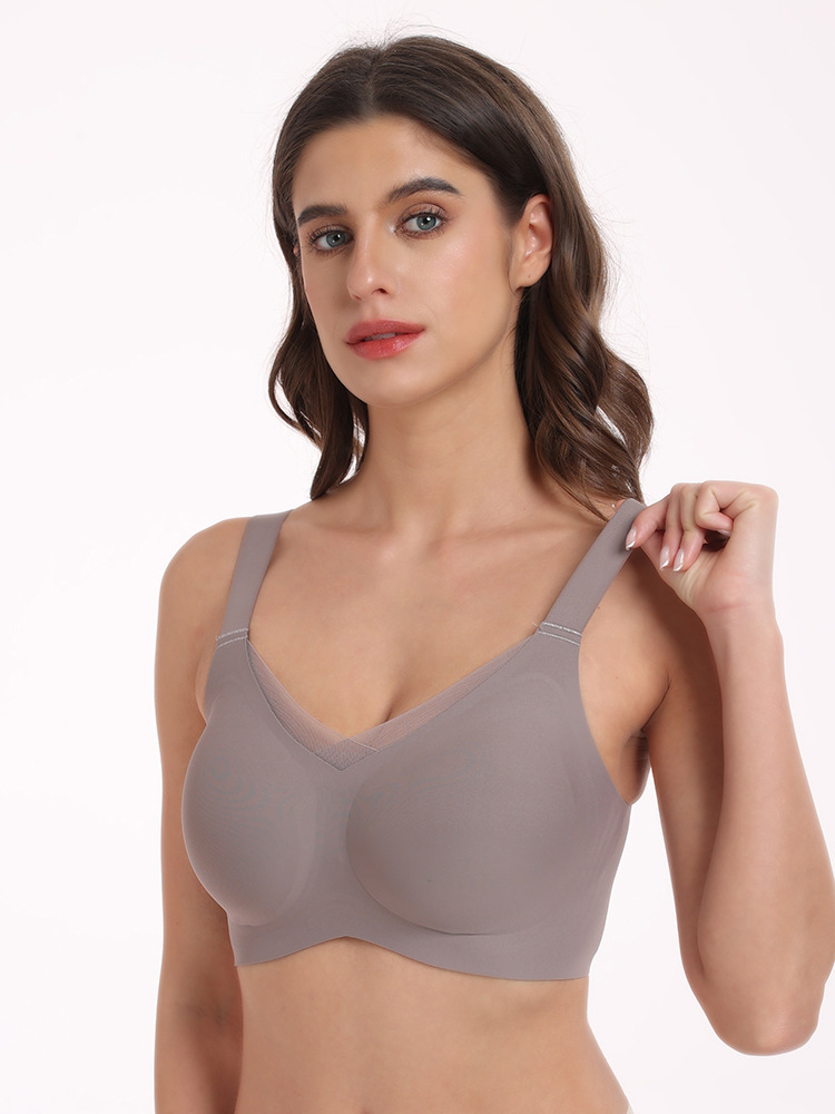 Sutiã push-up sem aro respirável algodão seda conforto estilo_voghion.com
