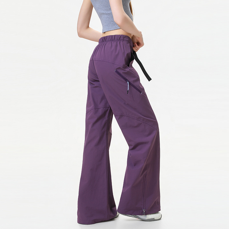 Mountain-Style Outdoor Quick-Dry Softshell Flared Hiking Pants for Women, Spring and Summer Trendy Casual Mountaineering Sports Trousers Mountain-Style Outdoor Quick-Dry Softshell Flared Hiking Pants for Women, Spring and Summer Trendy Casual Mountaineering Sports Trousers