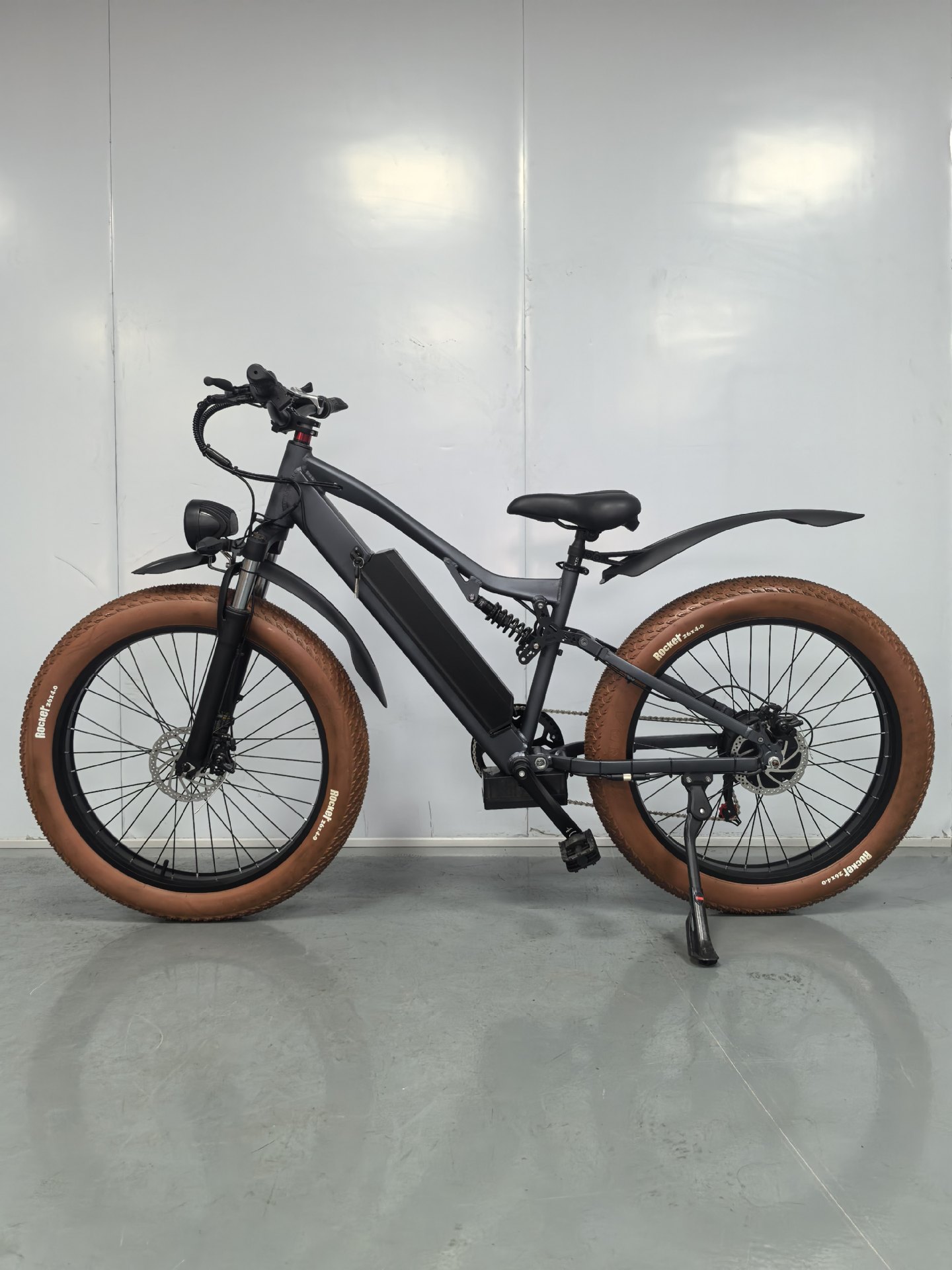 Snow Electric Bicycle 26-inch Wide Tire Soft Tail Shock Absorption
