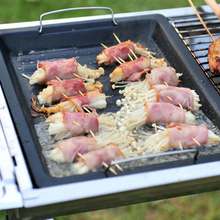 韩式烤肉盘长方形不沾烤煎烤鱼无烟锅铁板烧户外家用