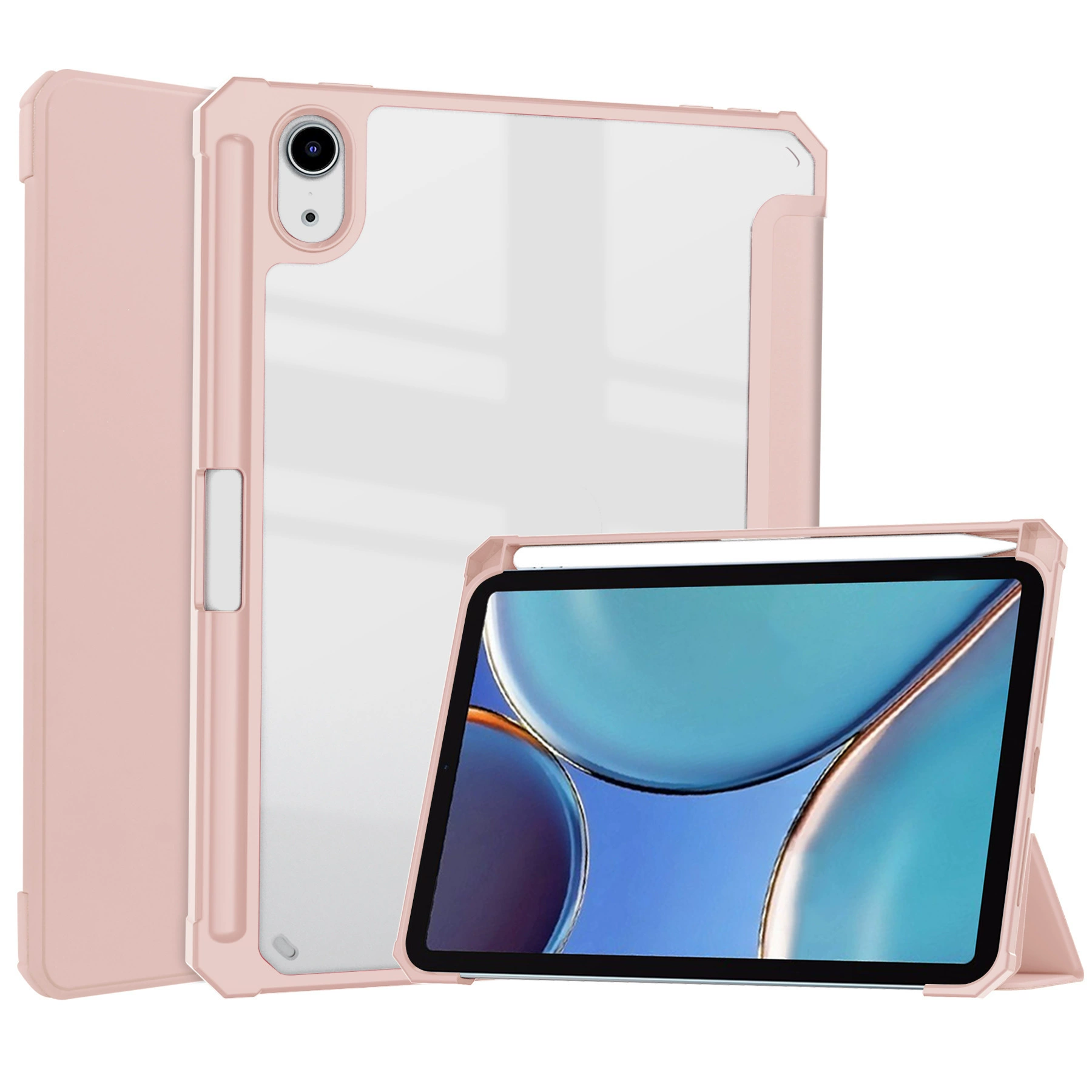Защитный чехол (Apple iPad mini6, 10.2, Air5/4, Pro 11) — акриловая полоса, Groove-щельbrush, slim