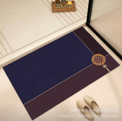 Avtomobil döşəmə paspasları – Carpet Bathroom Foot Mat Door - gzz-18-50x-80cm
