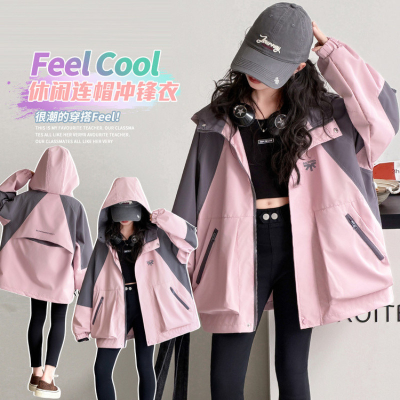 Zhili children's clothing girls' windbreaker 3-in-1 detachable autumn and winter wear 2025 new style girls' winter quilted jacket