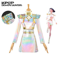 韩流女团K-POP猎魔女团cos服米拉佐伊白色鲁米打歌服cosplay服装