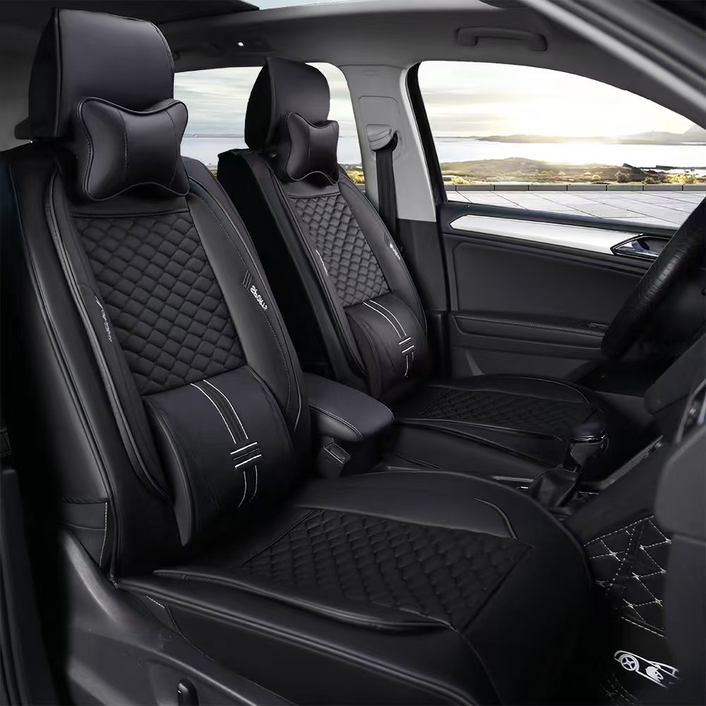 厂家直销全皮汽车坐垫 5座通用座垫套批发跨境货源厂家直供价