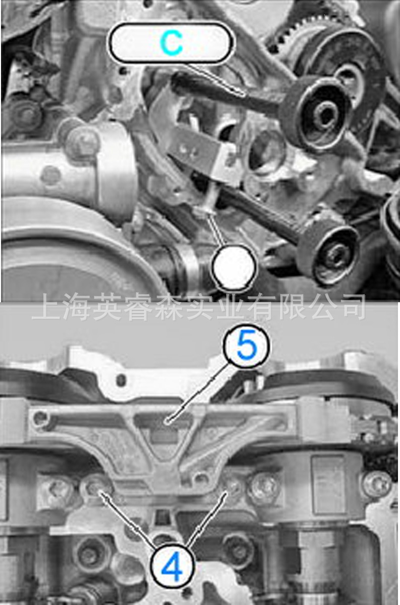 Timing tool for BMW S63 engine, BMW M3 M5, BMW timing special tool set
