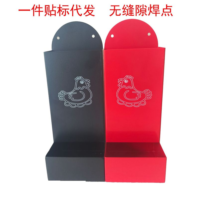 新品重力鸡粒喂食器家居装饰摆件金属工艺品创意家居摆件铁艺宠物|undefined