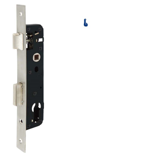 Suministro de fábrica cerradura de puerta antirrobo cuerpo de cerradura de acero inoxidable estándar europeo internacional C-8525 cerradura de puerta mecánica accesorios al por mayor