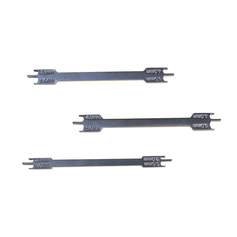 Localizador dental transfronterizo tipo varilla, regla de posicionamiento, regla de medición de altura, posicionamiento de brackets dentales anteriores y posteriores.