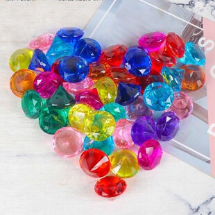 Acrylic Artificial Diamond DIY Jewelry Kidsren's Treasure Archaeological Gem Pendant Amusement Park Gem Plastic Gem