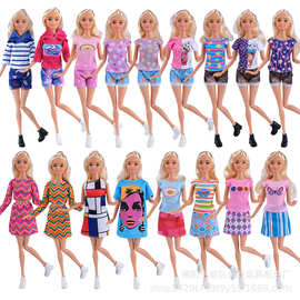 30CM洋娃娃11寸欧美时尚娃衣气质明星裙子换装配饰亚马逊跨境外贸