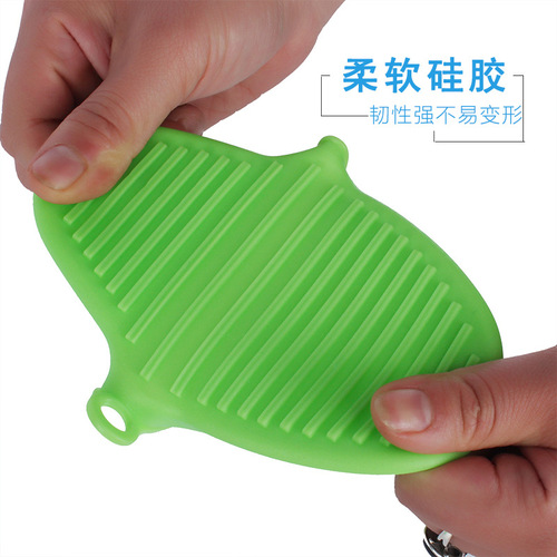 Silicone thickened insulated kitchen casserole baking special microwave oven high temperature anti-scalding gloves finger cots hand clips for home use