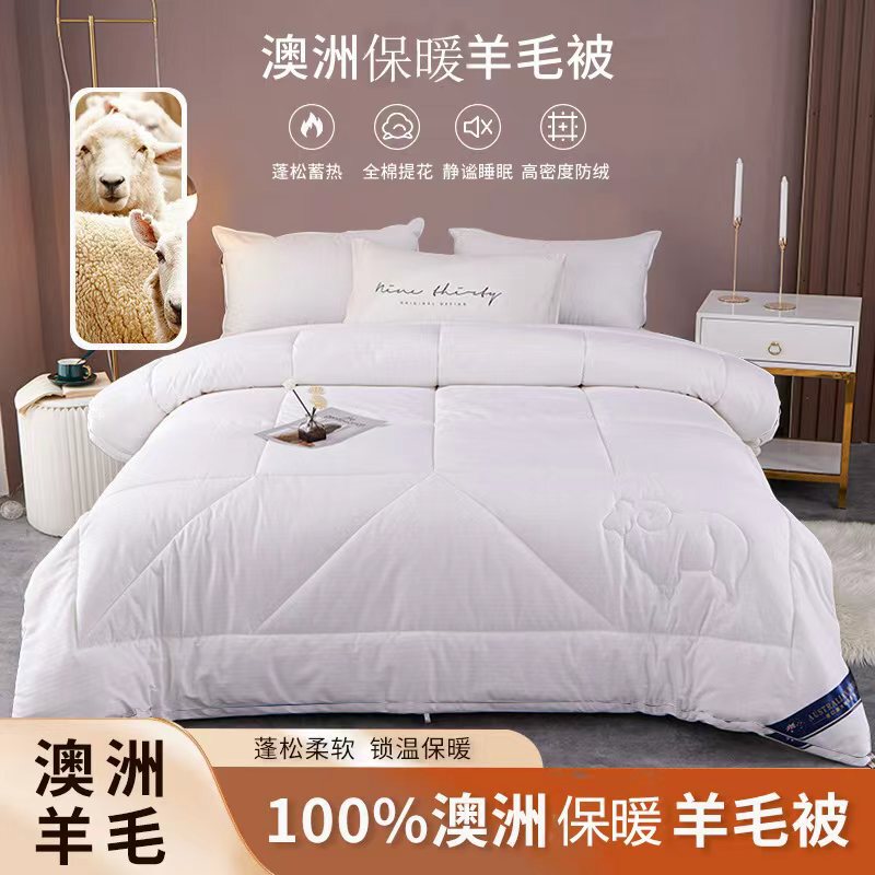 Winter Thick Pure Wool Quilt, All-Cotton Australian Wool Quilt, Warm Winter Quilt, Spring and Autumn Quilt, Pure Cotton Quilt Core, Gift Winter Thick Pure Wool Quilt, All-Cotton Australian Wool Quilt, Warm Winter Quilt, Spring and Autumn Quilt, Pure Cotton Quilt Core, Gift
