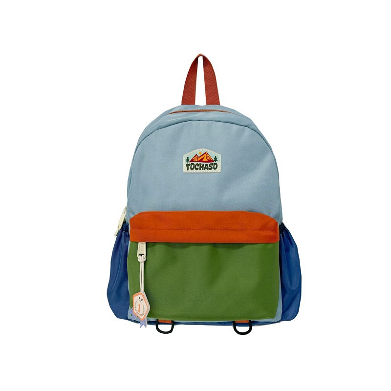 Mochila escolar de jardín de infantes para estudiantes de escuela primaria Mochila de color de contraste de moda coreana nueva mochila para niños de gran capacidad marea