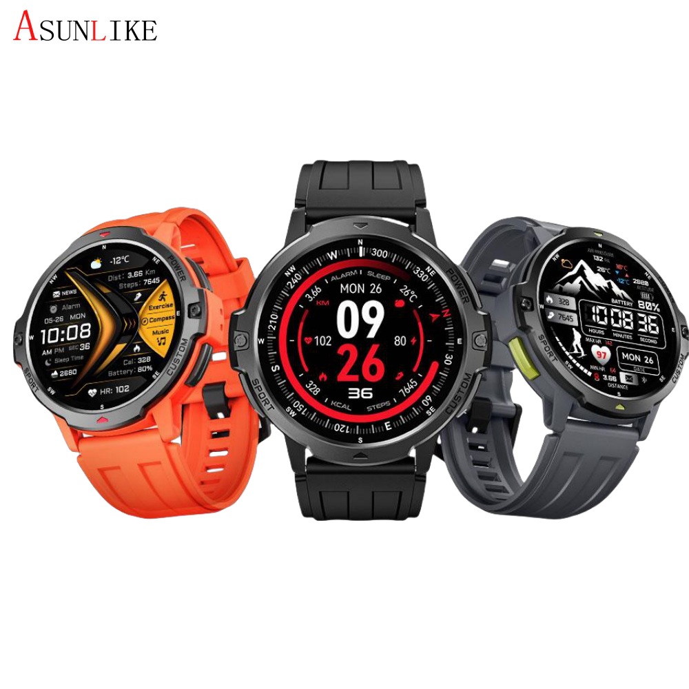 Cross-Border Hot Selling Smart Sports Watch C31 Deep Waterproof Compass Altitude Barometric Pressure Bluetooth Watch Men