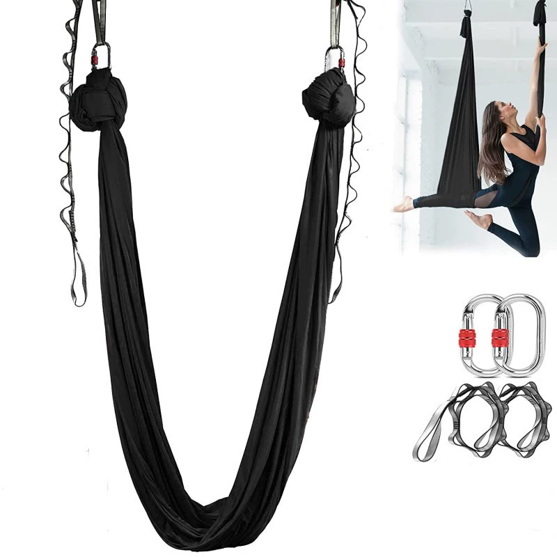 Swings with accessories for yoga, 5m, 2.8m, clips included