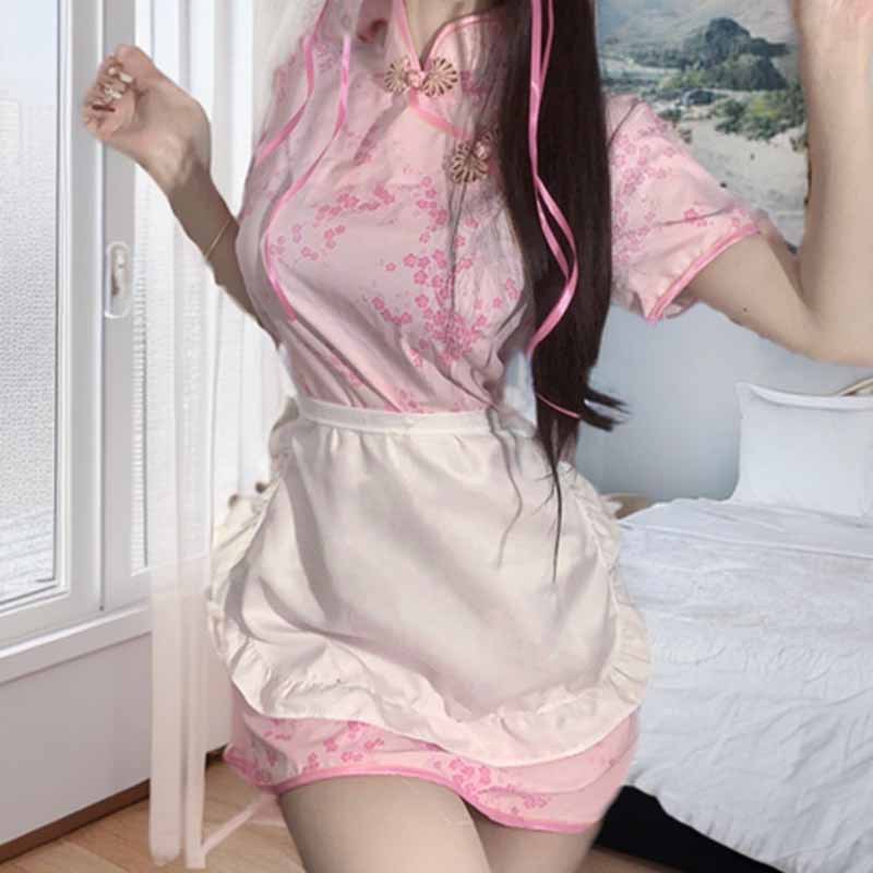 Sexy Dessous, Chinesinnen, Cheongsam, leidenschaftlich, kokett, verführerisch, pure Lust, Cosplay, Uniform_voghion.com