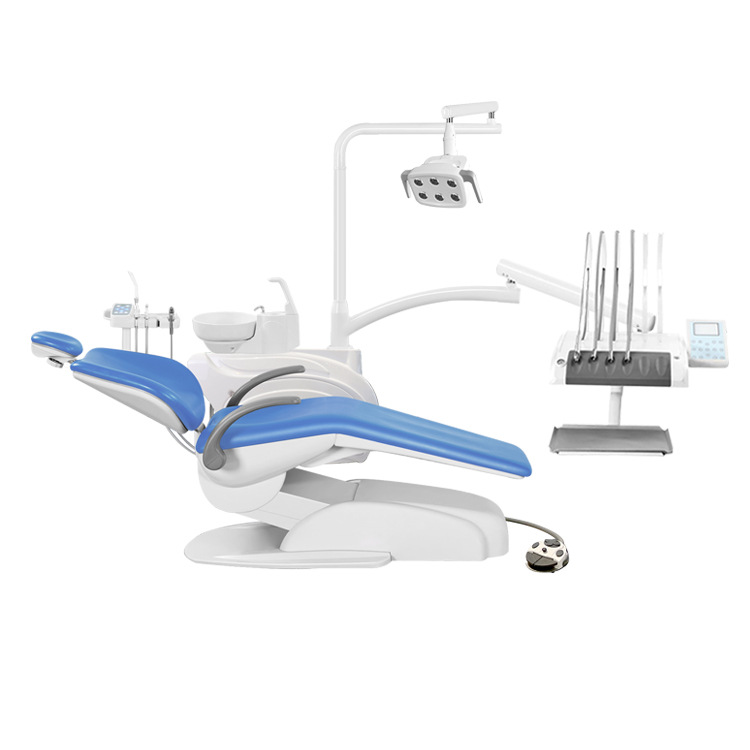 Silla dental eléctrica Silla de tratamiento integral dental Mesa oral cama dental equipo móvil Mesa dental silla dental