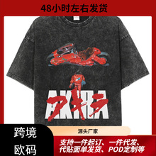Japanese Anime Neo Tokyo Akira Washed T Shirt Movie Science