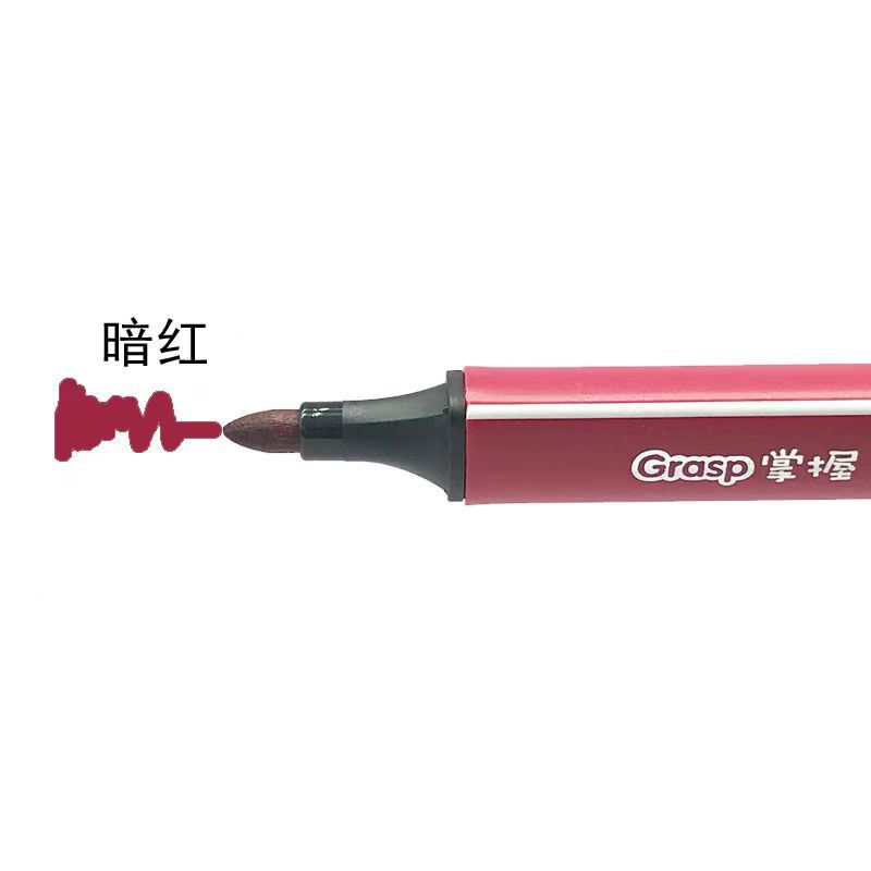 正品の単色のばら売りの三角棒の水彩ペンの大容量の黒色の黄色の大きい赤の緑のピンクの紫色の青い茶色を掌握します。|undefined