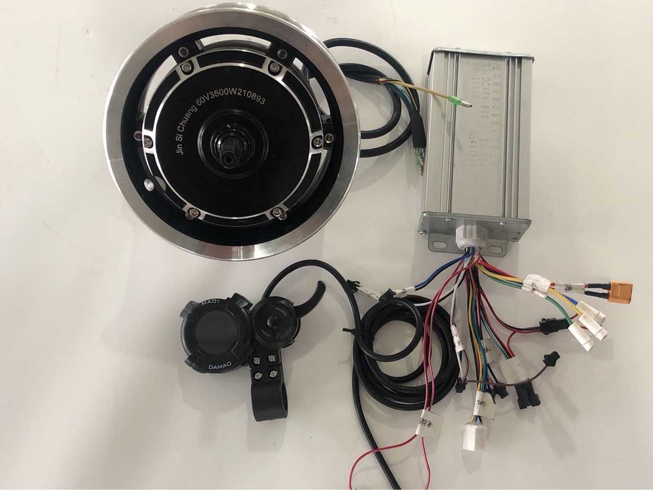 11-inch split scooter motor high-power high-speed wheel hub motor matching high-power controller instrument