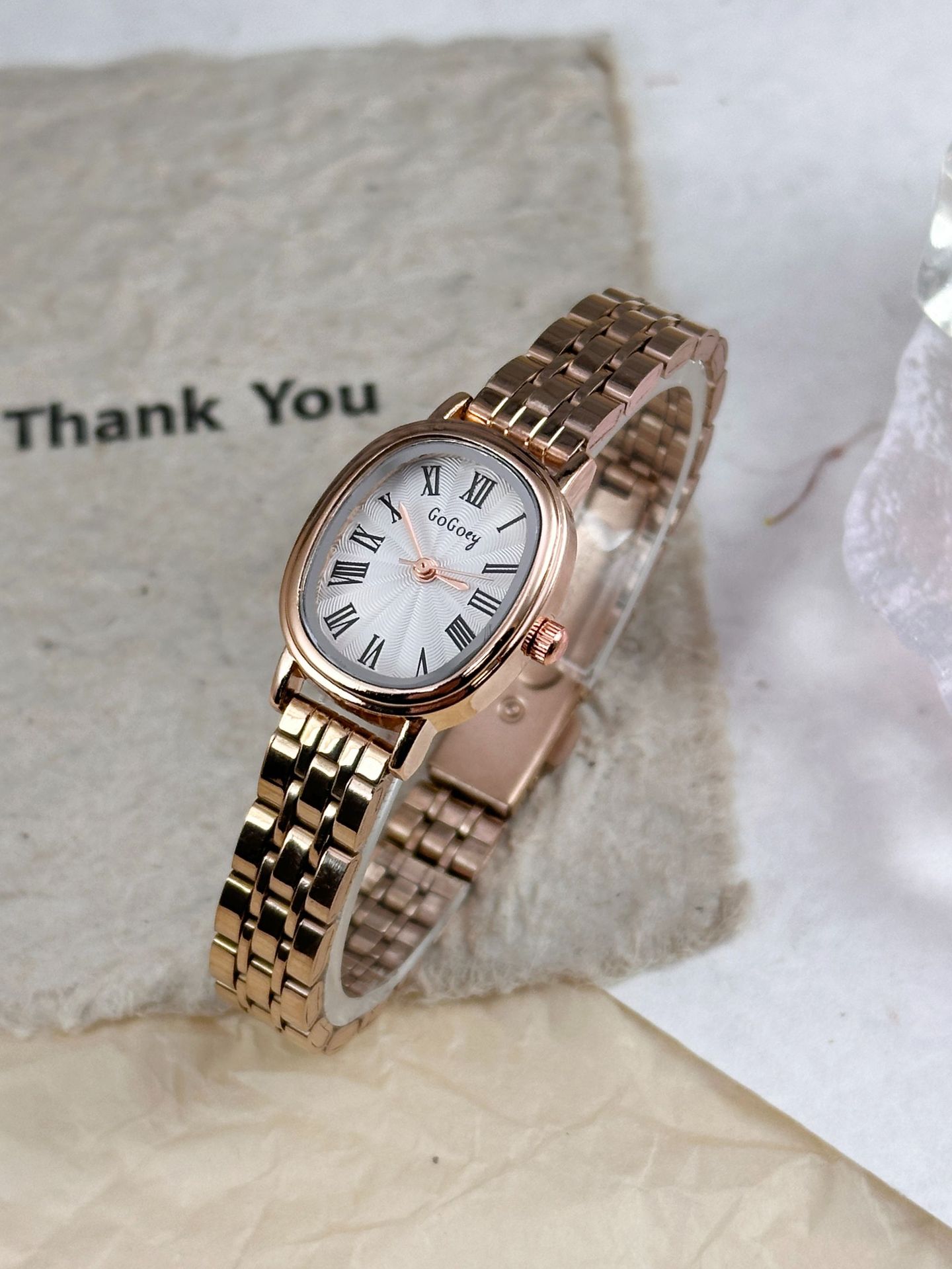 50g Weight Ordinary Glass Mirror Material Stainless Steel Strap Material Watch Classification Pointer Display Type Folding Buckle Buckle Style Round Dial Shape Casual, Holiday Occasion Quartz Movement Solid Color Pattern All Seasons Season Women's Gender Casual Style Casual Solid Color Other Printing (Printing) Quartz Watch 无