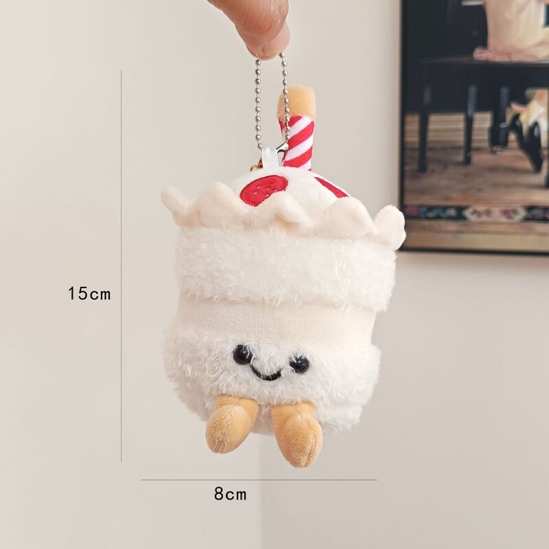 誕生日ケーキかわいいケーキぬいぐるみ誕生日プレゼント小さなぬいぐるみ人形|undefined