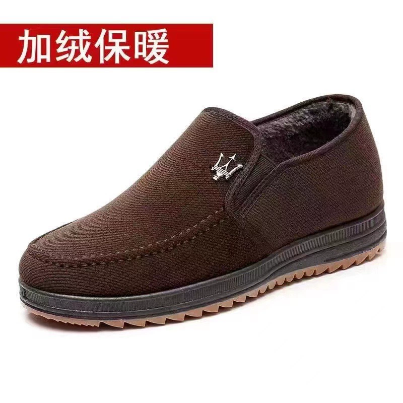 Winter warm universal non-slip wear-resistant shoes for leisure, for middle age, for import, wholesale