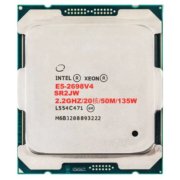 Intel Xeon E5-2696V4 2697V4 2698V4 2687WV4 X99 серия высокопроизводительный CPU